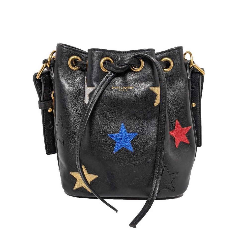 SOLD Saint Laurent Star Mini Bucket Bag - Picture 1 of 7